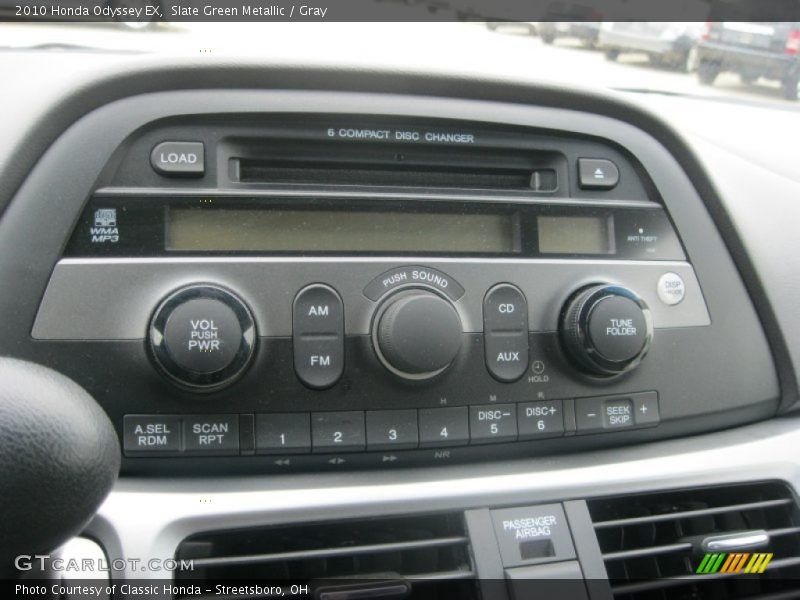 Slate Green Metallic / Gray 2010 Honda Odyssey EX