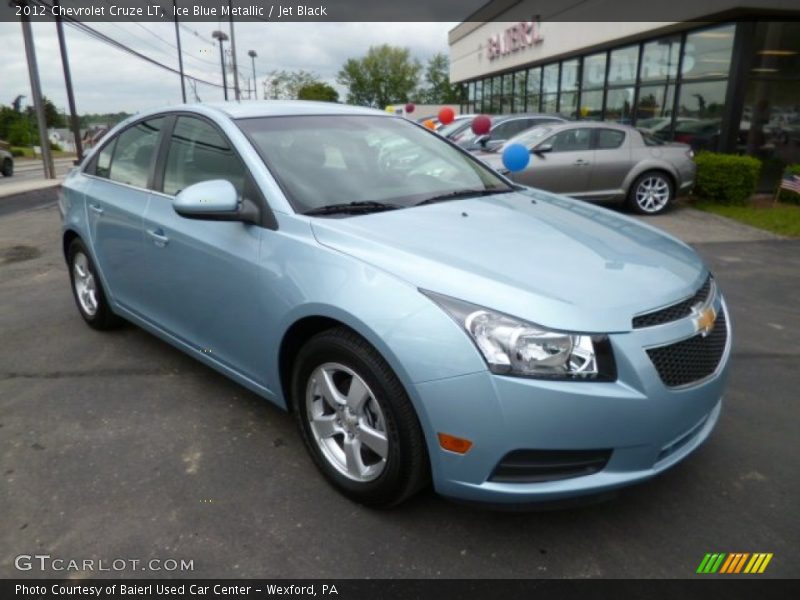 Ice Blue Metallic / Jet Black 2012 Chevrolet Cruze LT