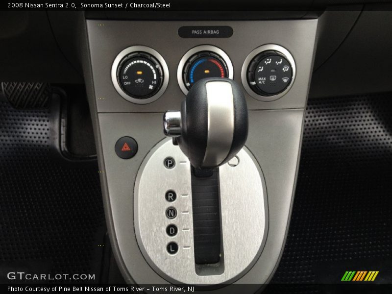 Sonoma Sunset / Charcoal/Steel 2008 Nissan Sentra 2.0