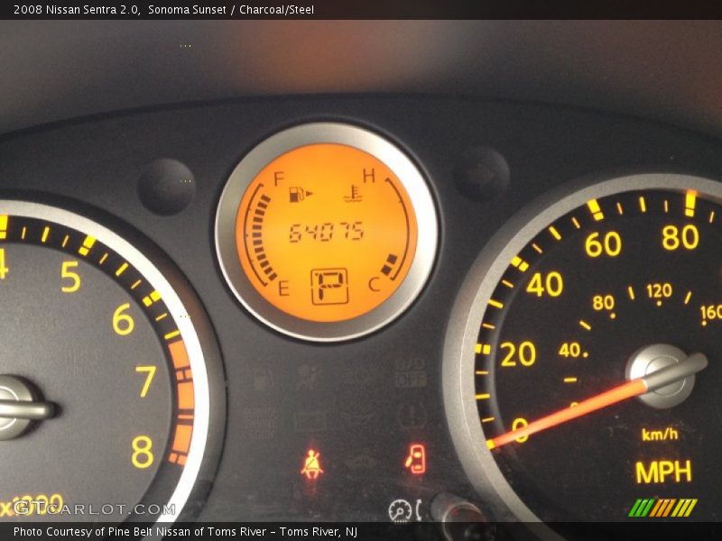 Sonoma Sunset / Charcoal/Steel 2008 Nissan Sentra 2.0