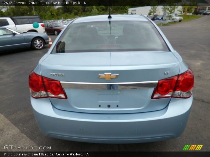 Ice Blue Metallic / Jet Black 2012 Chevrolet Cruze LT