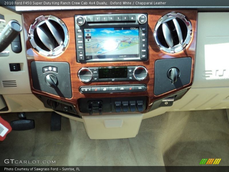 Controls of 2010 F450 Super Duty King Ranch Crew Cab 4x4 Dually