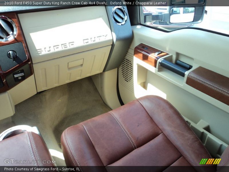 Oxford White / Chapparal Leather 2010 Ford F450 Super Duty King Ranch Crew Cab 4x4 Dually