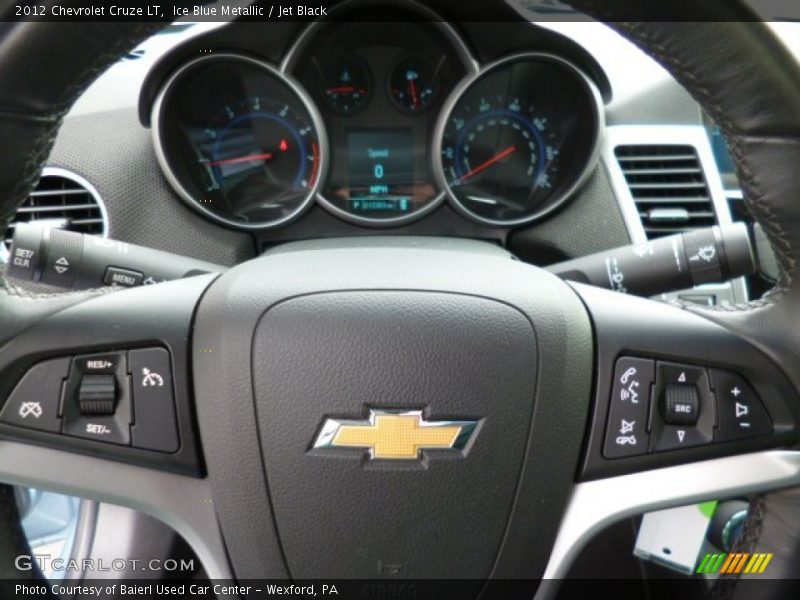 Ice Blue Metallic / Jet Black 2012 Chevrolet Cruze LT