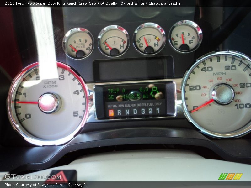  2010 F450 Super Duty King Ranch Crew Cab 4x4 Dually King Ranch Crew Cab 4x4 Dually Gauges