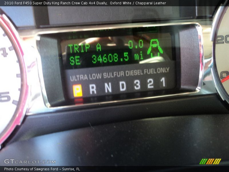 Oxford White / Chapparal Leather 2010 Ford F450 Super Duty King Ranch Crew Cab 4x4 Dually