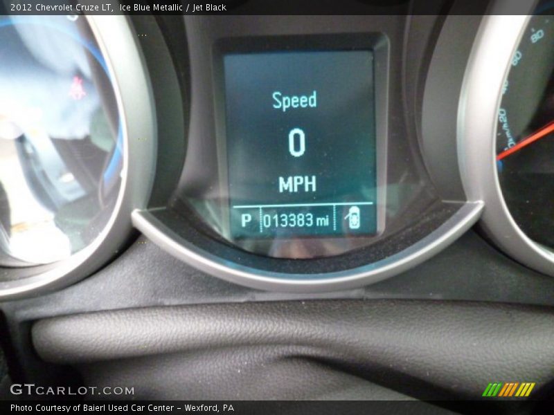 Ice Blue Metallic / Jet Black 2012 Chevrolet Cruze LT