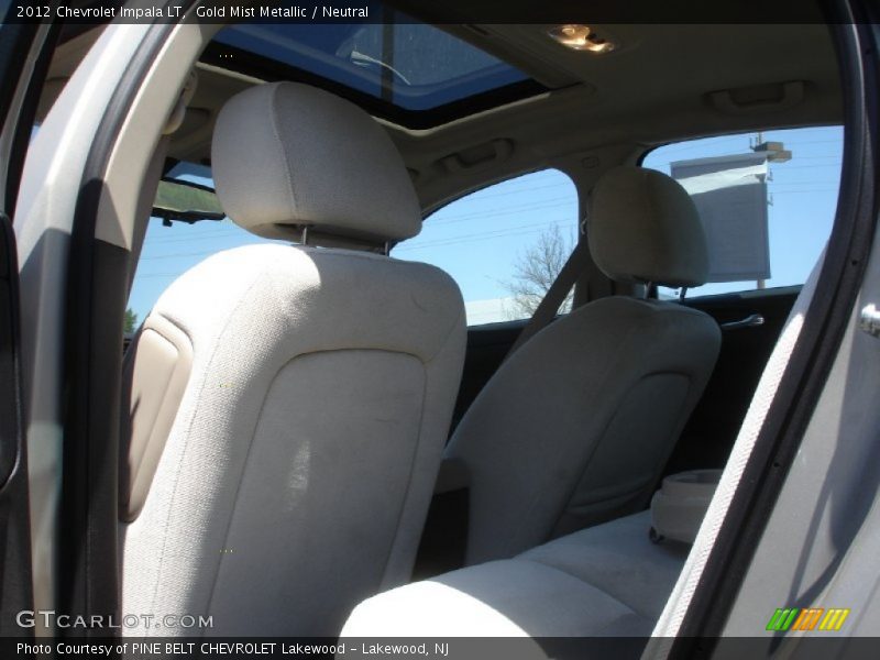 Gold Mist Metallic / Neutral 2012 Chevrolet Impala LT