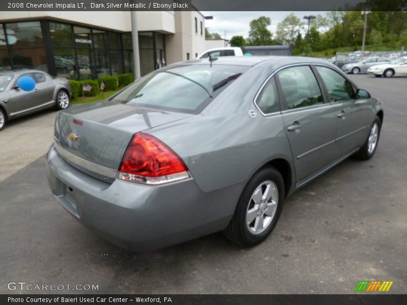 Dark Silver Metallic / Ebony Black 2008 Chevrolet Impala LT