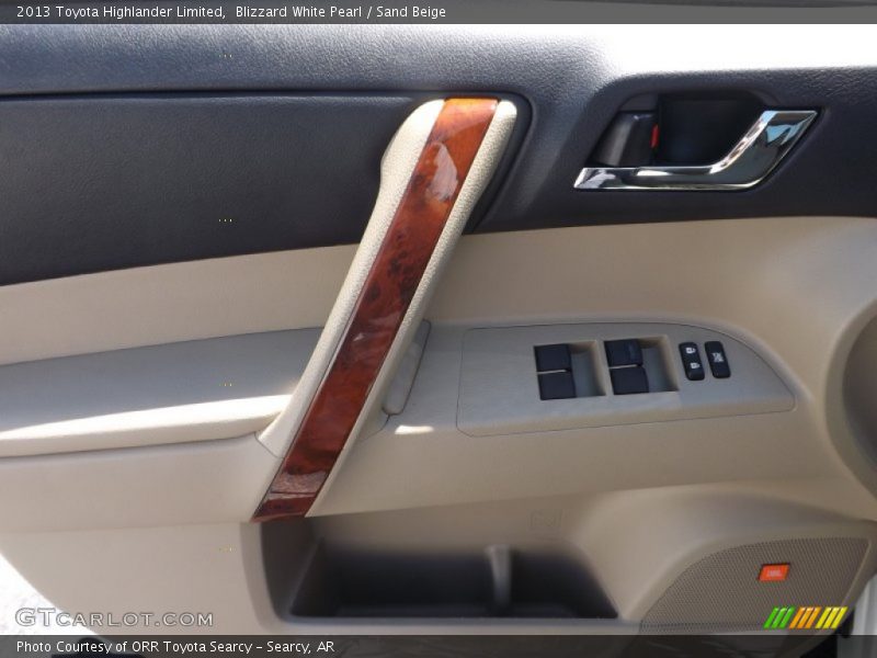 Blizzard White Pearl / Sand Beige 2013 Toyota Highlander Limited