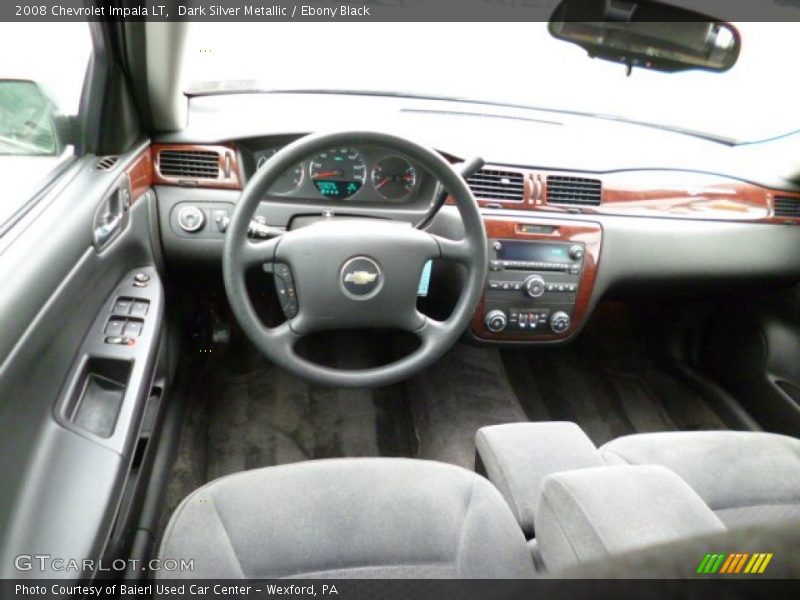 Dark Silver Metallic / Ebony Black 2008 Chevrolet Impala LT