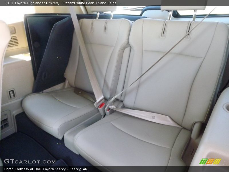 Blizzard White Pearl / Sand Beige 2013 Toyota Highlander Limited