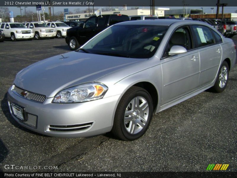 Silver Ice Metallic / Gray 2012 Chevrolet Impala LT