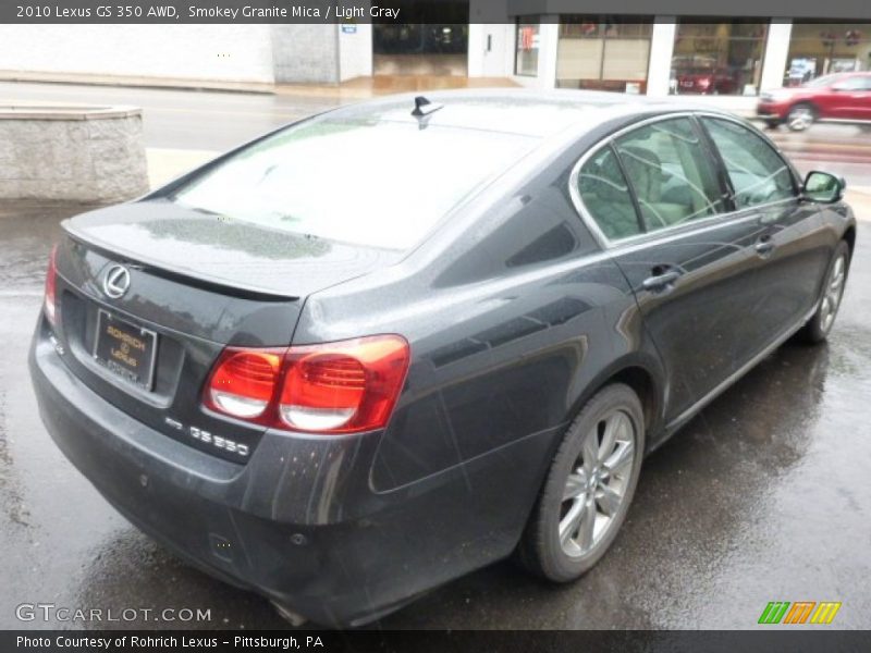 Smokey Granite Mica / Light Gray 2010 Lexus GS 350 AWD