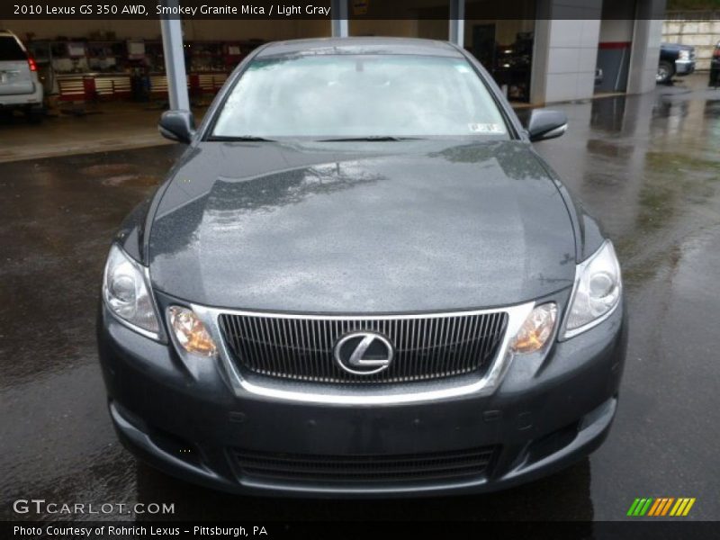 Smokey Granite Mica / Light Gray 2010 Lexus GS 350 AWD