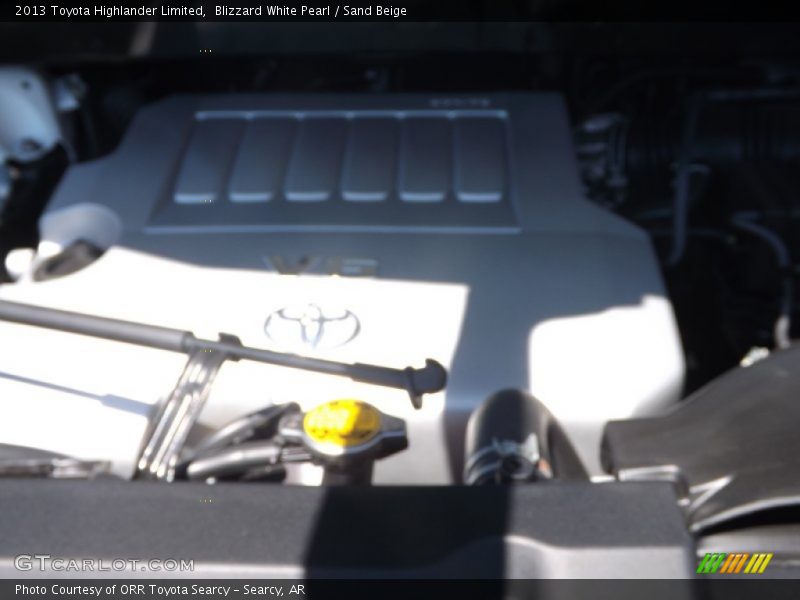 Blizzard White Pearl / Sand Beige 2013 Toyota Highlander Limited
