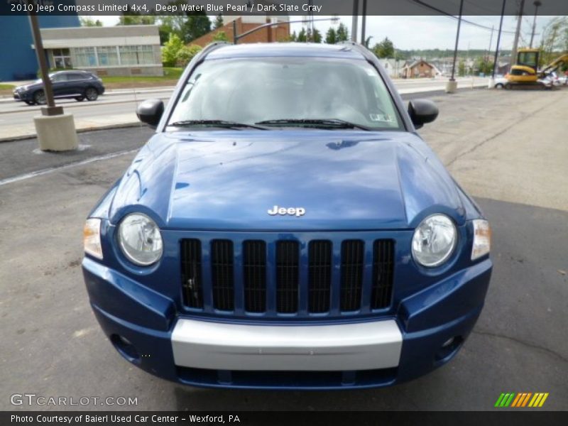 Deep Water Blue Pearl / Dark Slate Gray 2010 Jeep Compass Limited 4x4