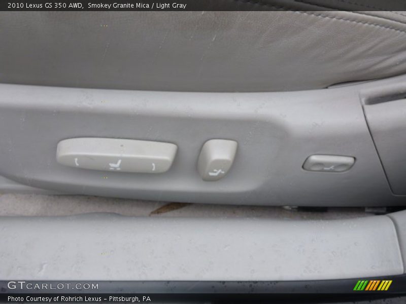 Smokey Granite Mica / Light Gray 2010 Lexus GS 350 AWD