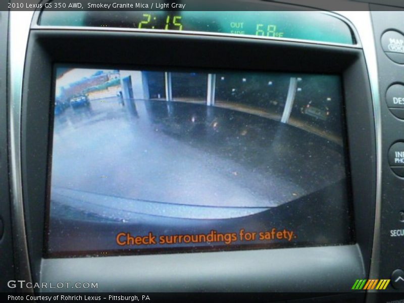 Smokey Granite Mica / Light Gray 2010 Lexus GS 350 AWD