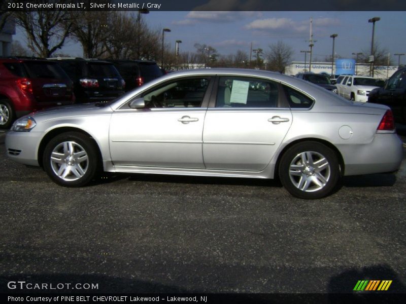 Silver Ice Metallic / Gray 2012 Chevrolet Impala LT