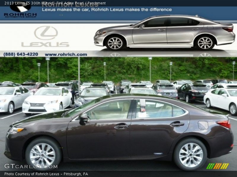 Fire Agate Pearl / Parchment 2013 Lexus ES 300h Hybrid