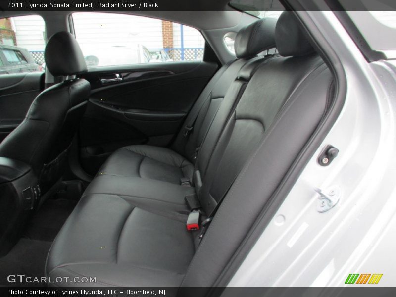Radiant Silver / Black 2011 Hyundai Sonata Limited