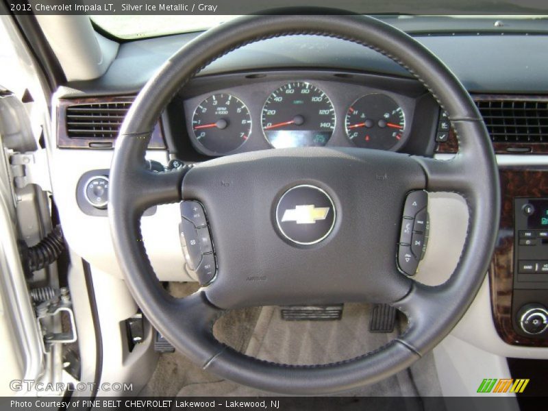 Silver Ice Metallic / Gray 2012 Chevrolet Impala LT