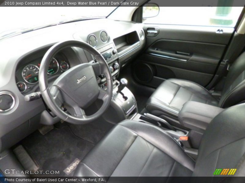 Deep Water Blue Pearl / Dark Slate Gray 2010 Jeep Compass Limited 4x4