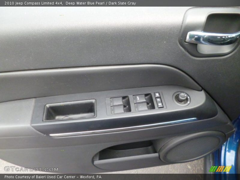 Deep Water Blue Pearl / Dark Slate Gray 2010 Jeep Compass Limited 4x4