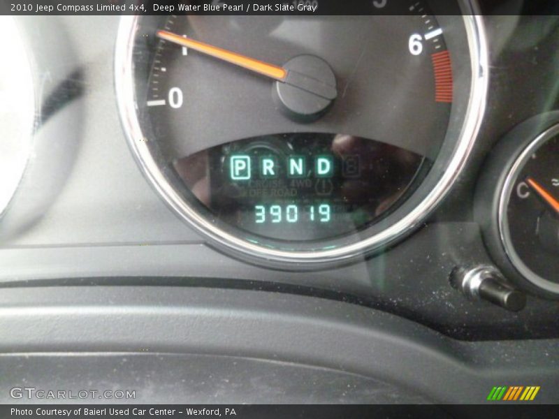 Deep Water Blue Pearl / Dark Slate Gray 2010 Jeep Compass Limited 4x4