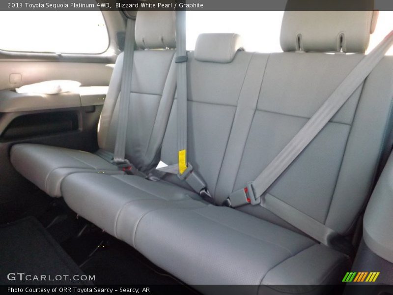Blizzard White Pearl / Graphite 2013 Toyota Sequoia Platinum 4WD
