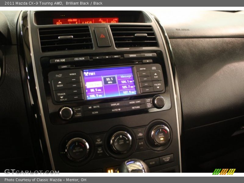 Brilliant Black / Black 2011 Mazda CX-9 Touring AWD