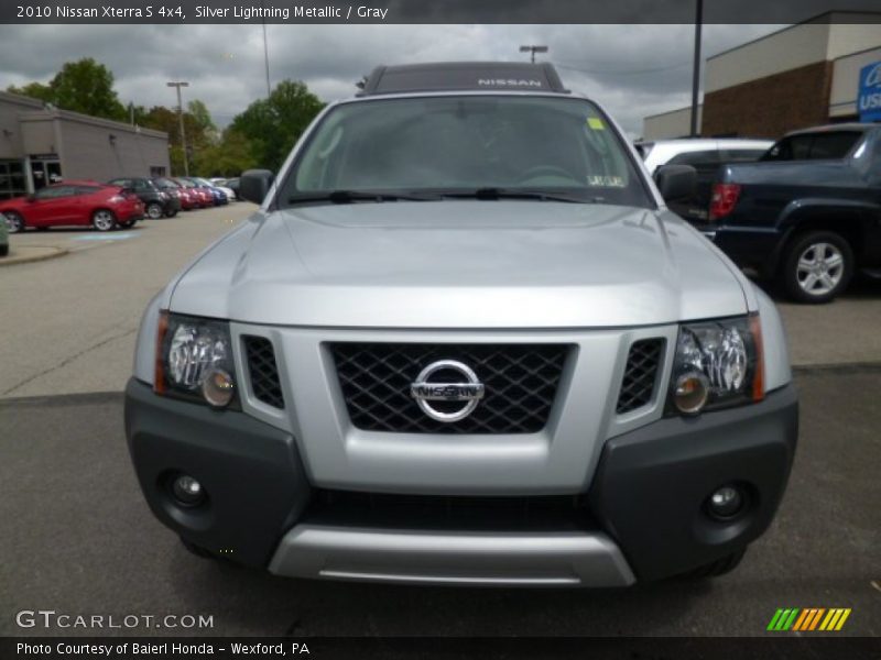 Silver Lightning Metallic / Gray 2010 Nissan Xterra S 4x4