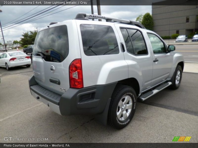 Silver Lightning Metallic / Gray 2010 Nissan Xterra S 4x4