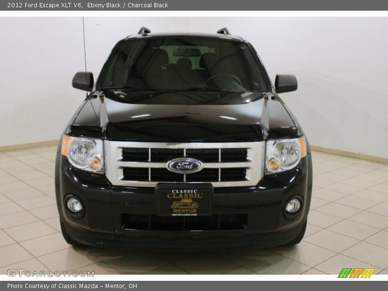 Ebony Black / Charcoal Black 2012 Ford Escape XLT V6