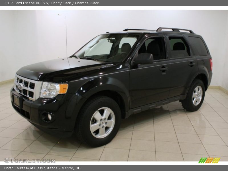 Ebony Black / Charcoal Black 2012 Ford Escape XLT V6