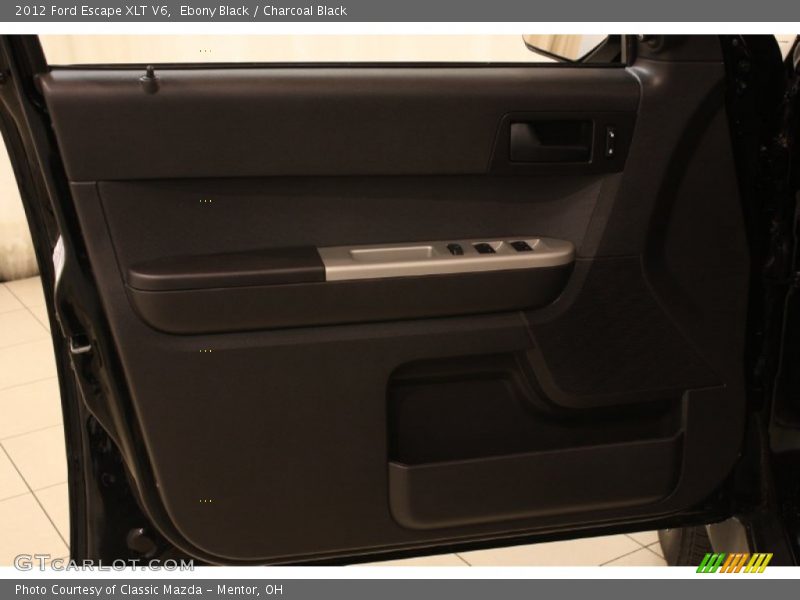 Ebony Black / Charcoal Black 2012 Ford Escape XLT V6