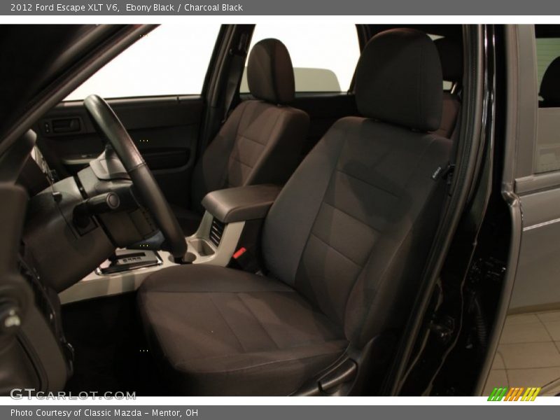 Ebony Black / Charcoal Black 2012 Ford Escape XLT V6