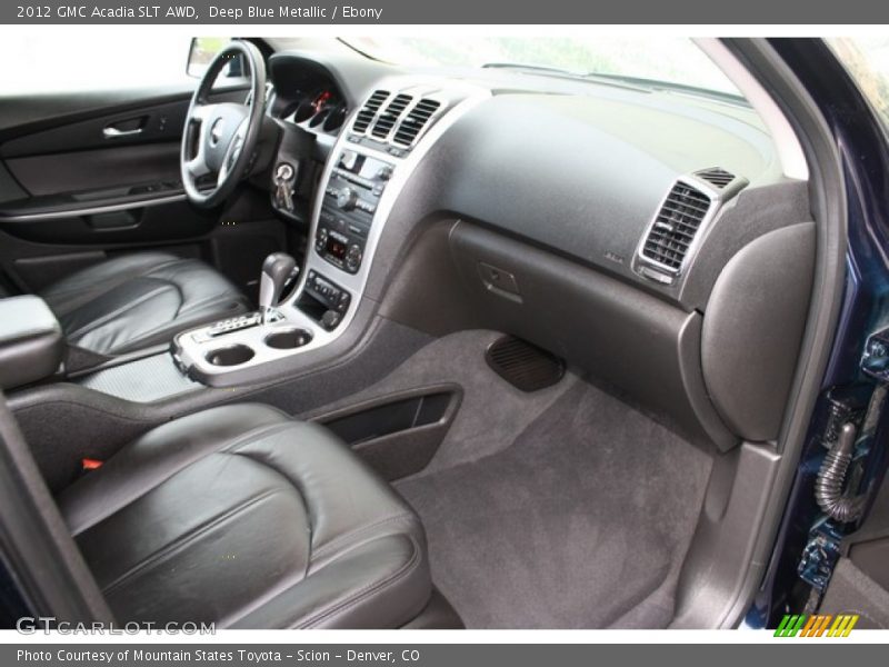 Deep Blue Metallic / Ebony 2012 GMC Acadia SLT AWD
