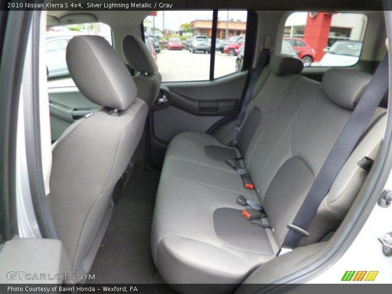 Silver Lightning Metallic / Gray 2010 Nissan Xterra S 4x4