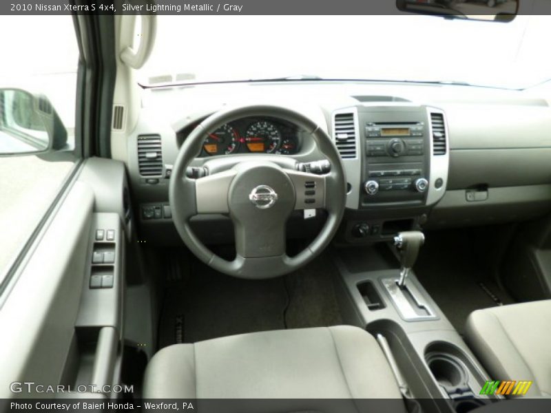 Silver Lightning Metallic / Gray 2010 Nissan Xterra S 4x4