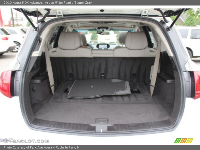 Aspen White Pearl / Taupe Gray 2010 Acura MDX Advance