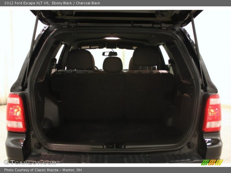 Ebony Black / Charcoal Black 2012 Ford Escape XLT V6