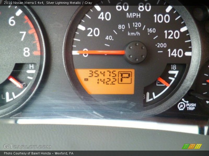 Silver Lightning Metallic / Gray 2010 Nissan Xterra S 4x4