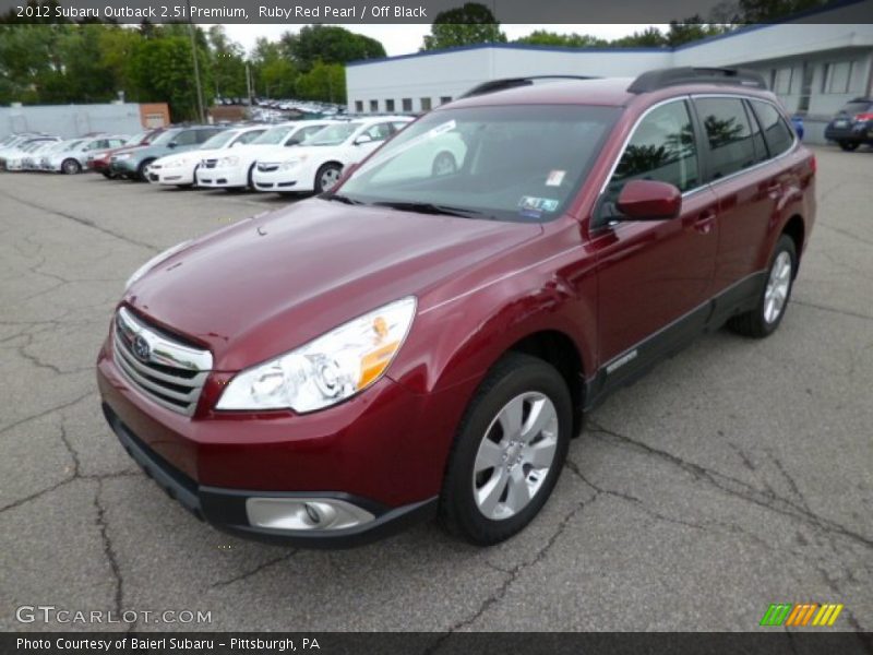 Front 3/4 View of 2012 Outback 2.5i Premium