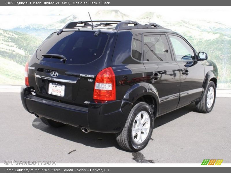 Obsidian Black / Black 2009 Hyundai Tucson Limited V6 4WD