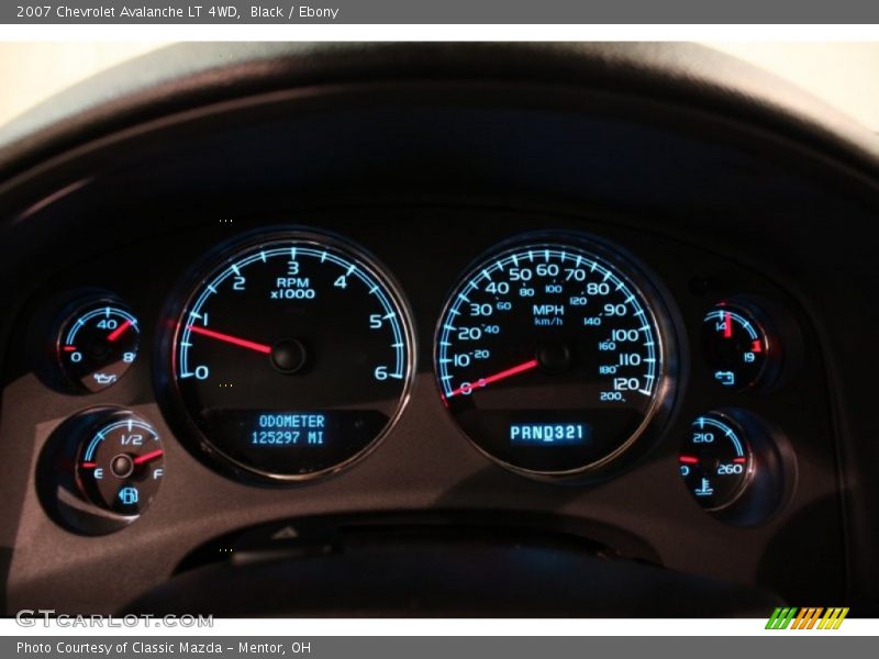 Black / Ebony 2007 Chevrolet Avalanche LT 4WD