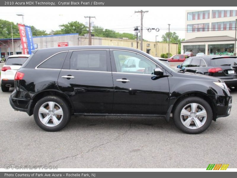 Crystal Black Pearl / Ebony 2010 Acura MDX Technology