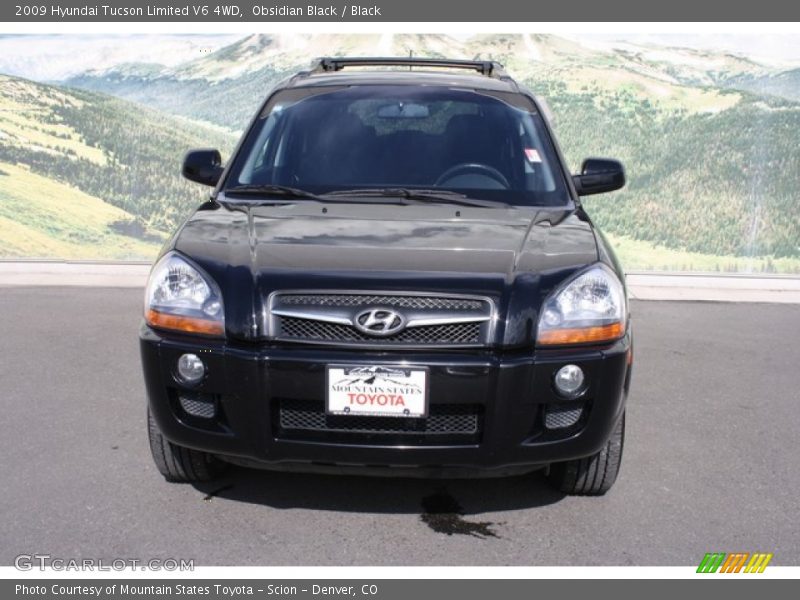 Obsidian Black / Black 2009 Hyundai Tucson Limited V6 4WD