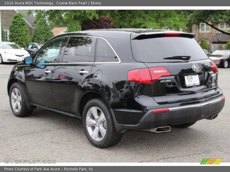 Crystal Black Pearl / Ebony 2010 Acura MDX Technology